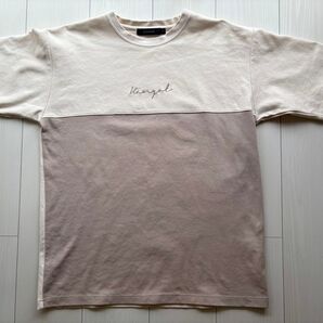 RAGEBLUE Tシャツ ベージュ ロゴ刺繍