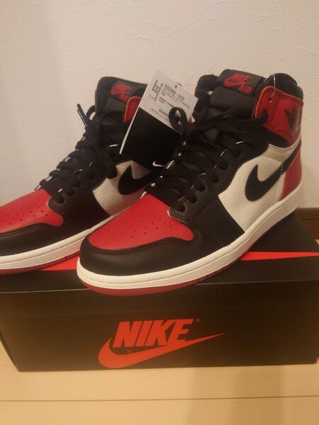 Nike Air Jordan 1 Retro High OG "Bred Toe" 27cm