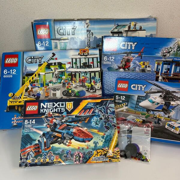 【レゴまとめ売り】 LEGO CITY その他 全6キット・基礎板2枚