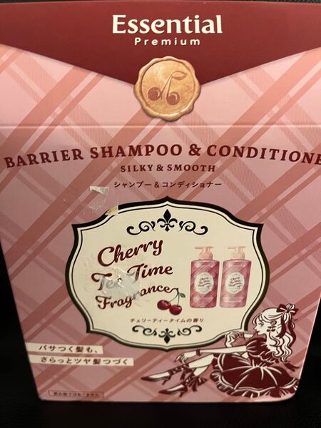エッセンシャル プレミアム バリア シルキー&スムース シャンプー トリートメント チェリーティータイム