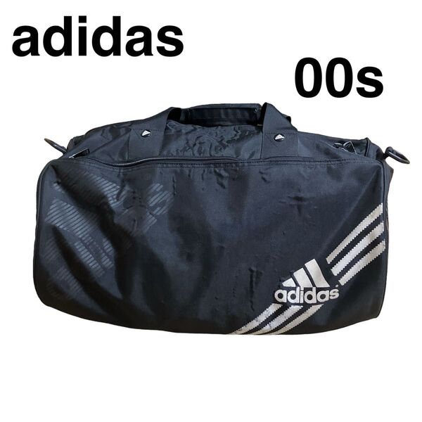 adidas アディダス ボストンバッグ スポーツバッグ ショルダーバッグ ブラック 00s 2way