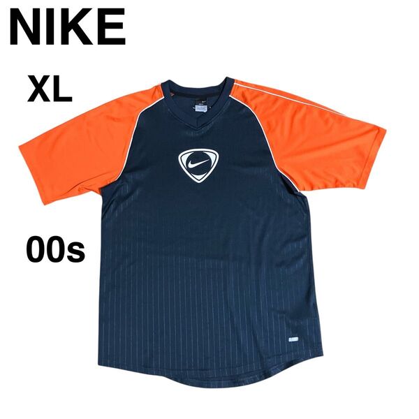 ※最終値下げ※ NIKE ナイキ スポーツウェア 半袖 シャツ 00s y2k XL dry-fit