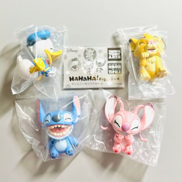 ★全4種コンプセット★ HAHAHA!Fig. ディズニーキャラクター2 ガチャ
