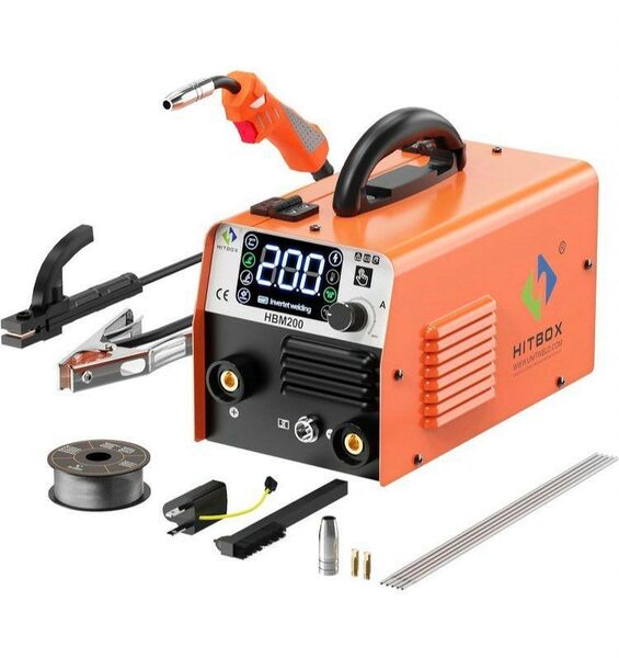 溶接機 100V ノンガス MIG MAG アーク 200A 大電流 半自動