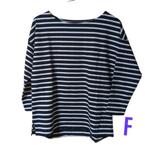 ボーダー トップス F
