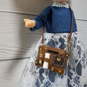 ハンドメイド ミニチュアバッグ 着せ替え アイシードール 撮影雑貨 ファンタジー