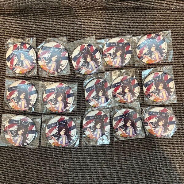 ウマ娘/プリティーダービー/ライスシャワー/namco/ナムコ/限定/カプセル缶バッジ/ペインタースタイル/15個/セット
