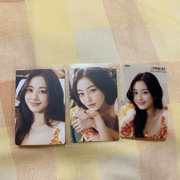 TWICE5 通常盤 ジヒョ トレカ 2種セット+タワレコ特典トレカ JIHYO TWICE