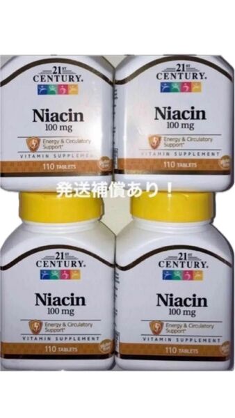期限は2026年7月以降の長い物!一粒にナイアシン100mgカルシウム160mg110粒×4