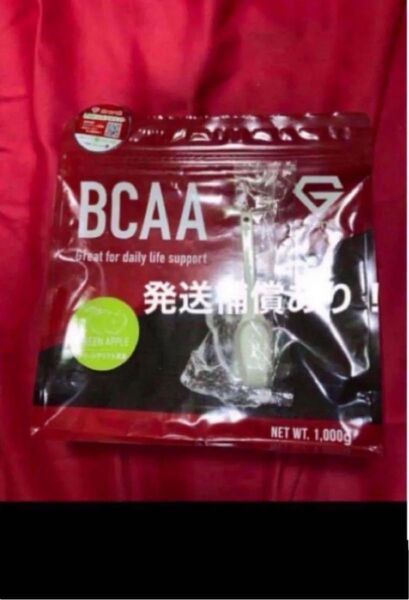 期限は2026年以降 発送補償あり!未開封スプーン付きグロングGronG BCAAグリーンアップル風味1kg1000g