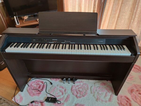 電子ピアノCASIO PX-1500GP 15年製 オークウッド調 Privia