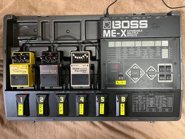 BOSS マルチエフェクター ME‐X 歪系エフェクター3機