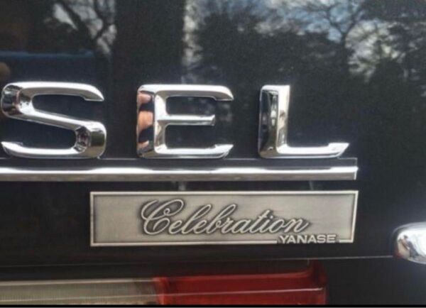 【1点限り】560SEL 限定車 ベンツ W126 セレブレーション YANASE エンブレム