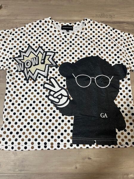 EMPORIO ARMANI Tシャツ ドット柄 クマ柄