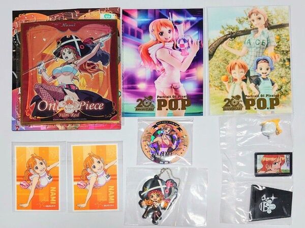 ワンピース ナミ 缶バッジ 色紙 中国限定