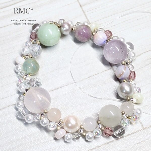 RMC*大人マーメイド天然石ブレスレット