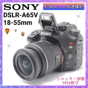★即購入1000円OFF★ソニー SONY α65 心を奪われる一瞬のシャッター18-55mm SAM