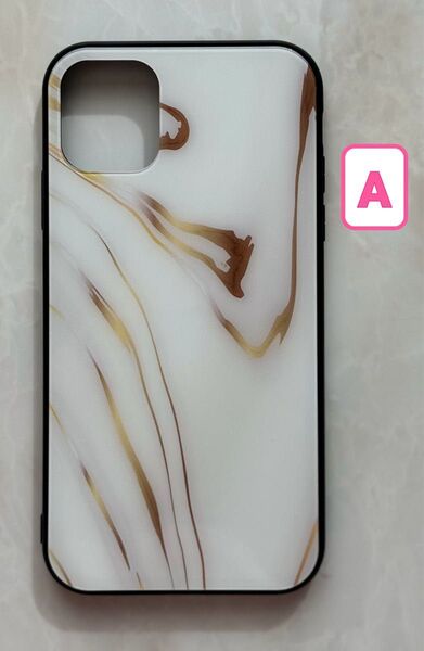 iPhone11ProMaxのDケース ☆シンプル☆耐衝撃背面9Hガラスケース