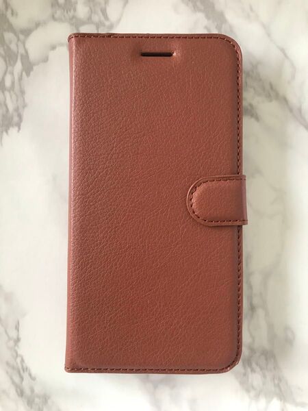 XperiaXZ2 ブラウン 茶色 シンプルレザー 手帳型ケース