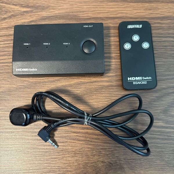 iBUFFALO HDMI切替器 3入力1出力 HDMIセレクター BSAK302 バッファロー