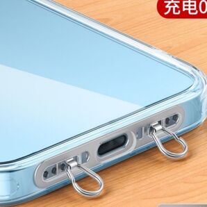 シルバー スマホ 肩掛け 2点吊り シルバー 銀 ストラップホルダー ダブル ストラップ
