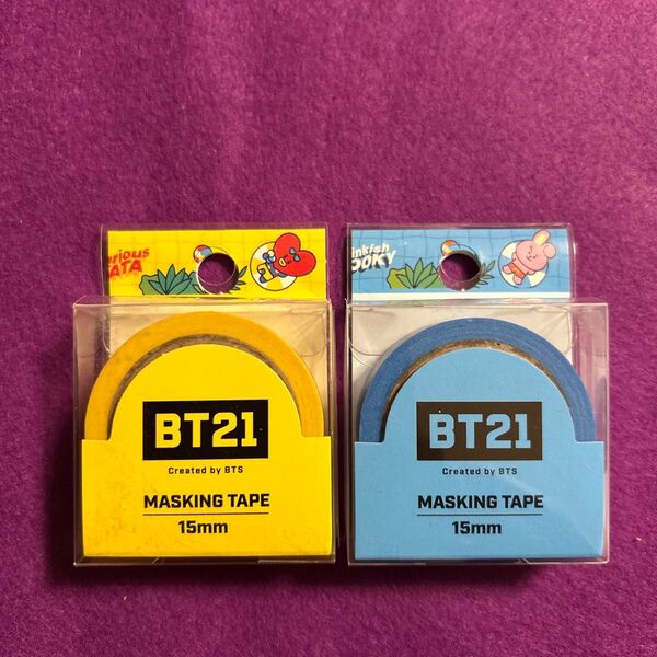 BT21 TATA ・COOKY マスキングテープ 2個セット