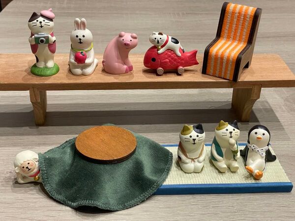 デコレ コンコンブル 11個セット ミニチュア フィギュア 置物