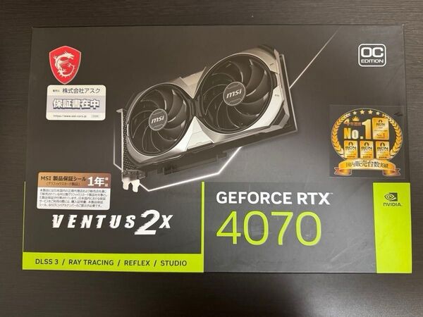 MSI GeForce RTX 4070 VENTUS 2X OC