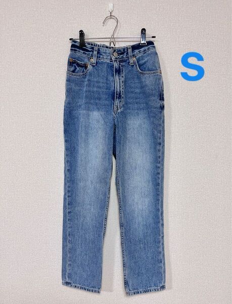 GLOBAL WORK グローバルワーク GOOD DENIM デニムパンツ テーパード S ジーンズ