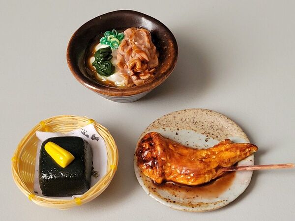 山口、広島県限定? いろり山賊 ミニチュアコレクション 昼食セット