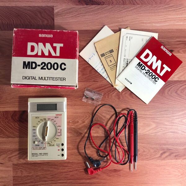 SANWA デジタルマルチテスター MD-200C【美品】