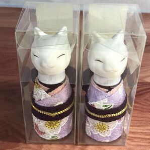 着物を着たねこの アロマディフューザ 2個セット