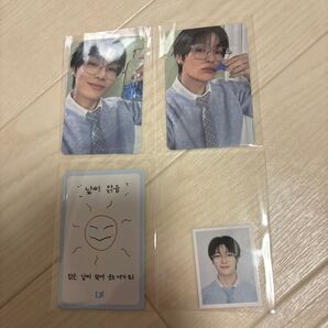 Stray Kids スキズ STAY5期 本国FC I.N アイエントレカ 2種メッセージカード 両面 IDフォト