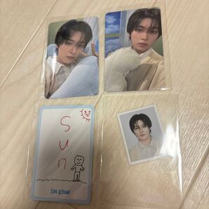 Stray Kids スキズ STAY5期 本国FC リノ Leeknowトレカ 2種メッセージカード 両面 IDフォト