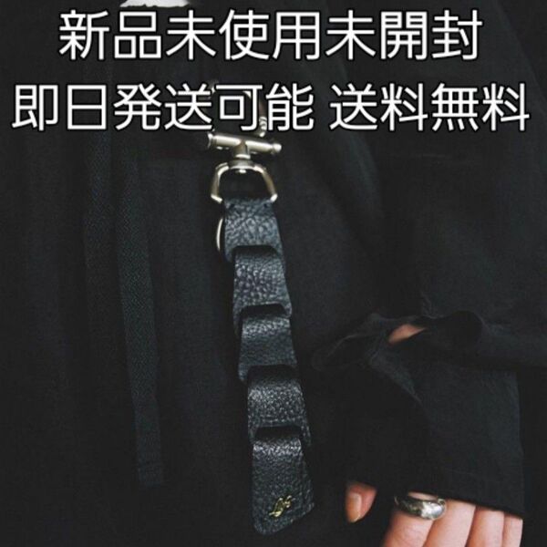 リドム lidnm Llife ライフ LEATHER KEY CHAIN BLACK ブラック レザーキーチェーン WYM
