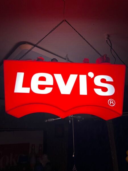 【レア】 Levi's リーバイス 電飾 看板 ネオンサイン ディスプレイ