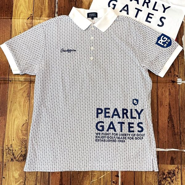 美品 パーリーゲイツ ポロシャツ 7 メンズ XXLサイズ 半袖 ゴルフウェア PEARLYGATES