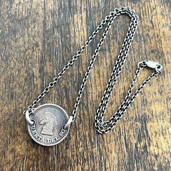 PUERTA DEL SOL プエルタデルソル SILVER 950 925 シルバーコインネックレス チェーン
