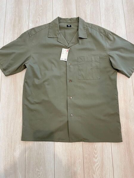 UNIQLO 半袖シャツ オープンカラーシャツ 新品