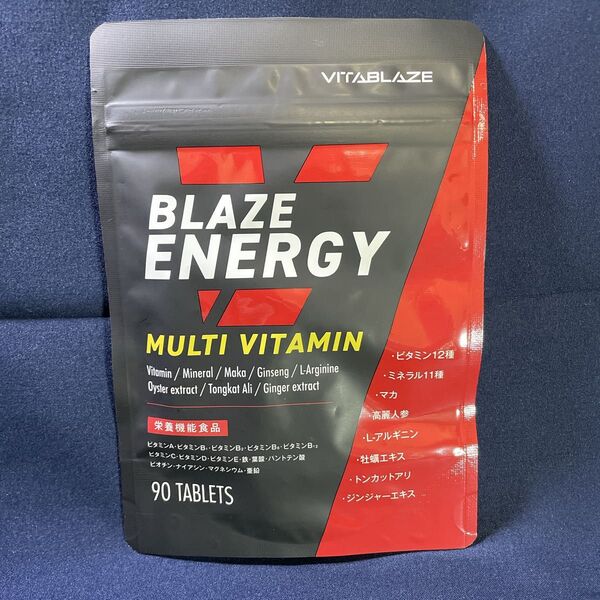 4.新品BLAZE ENERGY マルチビタミン マカ 亜鉛 高麗人参 牡蠣 90粒