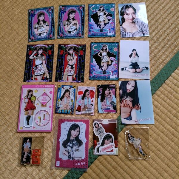 小栗有似 AKB48 生写真 トレカ メンコ アクスタ ステッカー 全17種