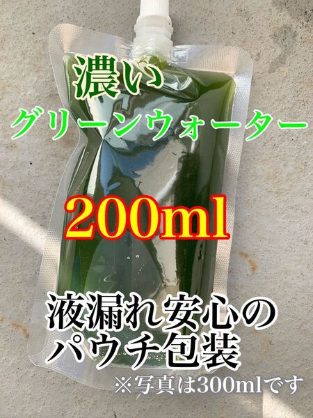 【パウチ包装】濃いグリーンウォーター200ml