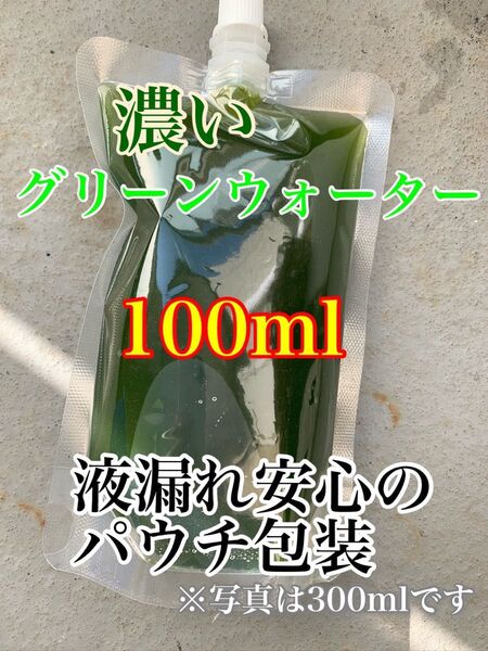 【パウチ包装】濃いグリーンウォーター100ml