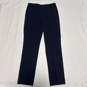 ユニクロ UNIQLO 感動パンツ スリムストレート ネイビー 64 S