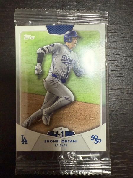 【新品未開封】大谷翔平 50/50 SB 51盗塁目 Topps ドジャース MLB Shohei Ohtani