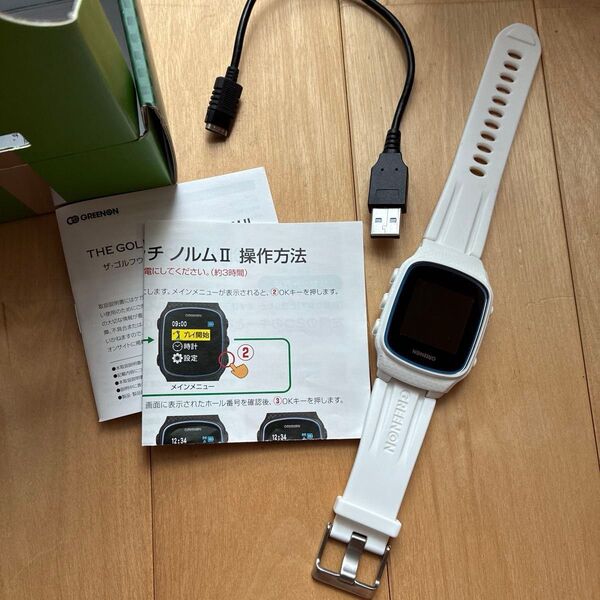 グリーンオン THE GOLF WATCH NORM II G018 (ホワイト)