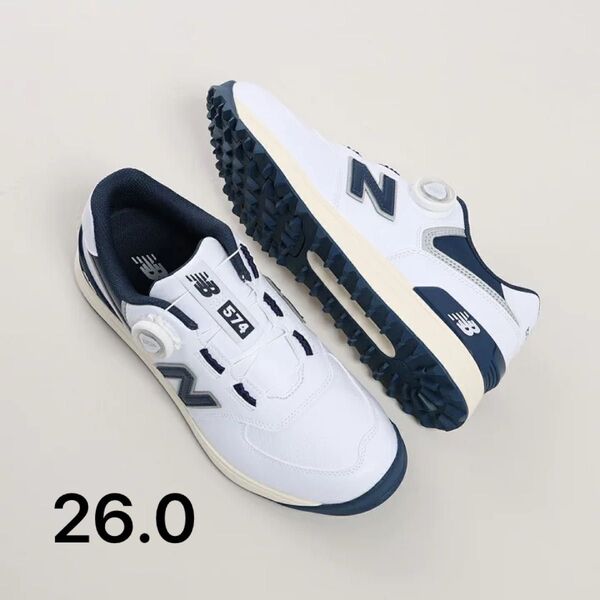 ニューバランス(new balance)(メンズ)ゴルフシューズ UGBS574J 2E 26.0cm