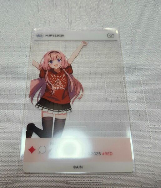 にじさんじ にじフェス2025 周央サンゴ SNS風クリアカード Cグループ