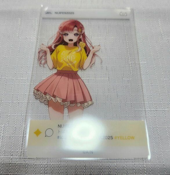 にじさんじ にじフェス2025 早乙女ベリー SNS風クリアカード Bグループ