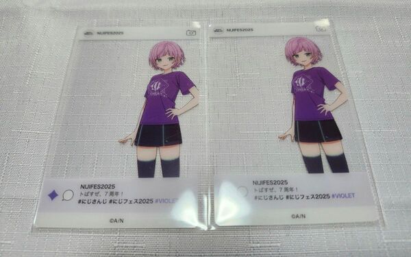 にじさんじ にじフェス2025 夕陽リリ SNS風クリアカード Bグループ